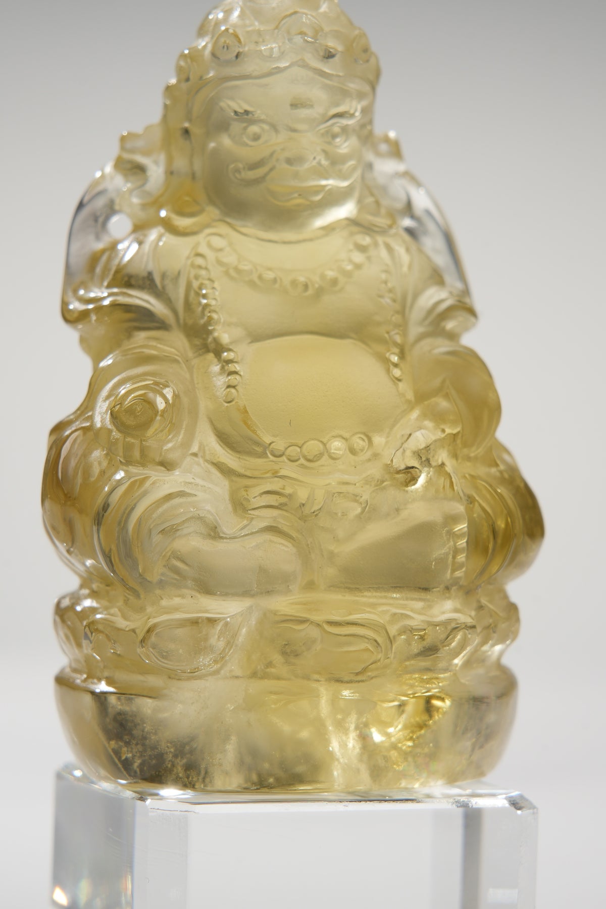 黃水晶財神雕刻件 · 商品照片 1